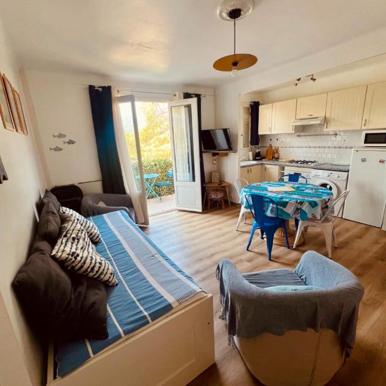 Appartement Type F2 d une superficie de 40m2 climatisé entre plage et port - Appartement 1 Chambre - 5