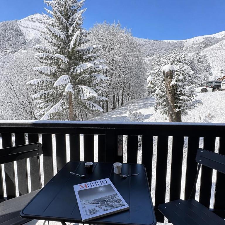 Studio rénové 4 pers - Huez - Apartamento con vistas a las montañas - 6