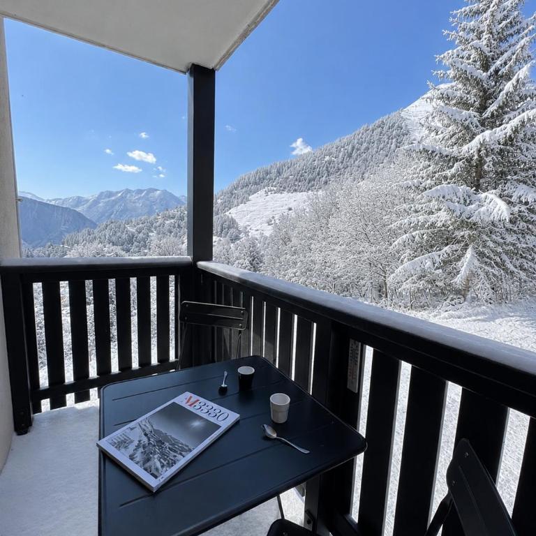 Studio rénové 4 pers - Huez - Apartamento con vistas a las montañas - 5