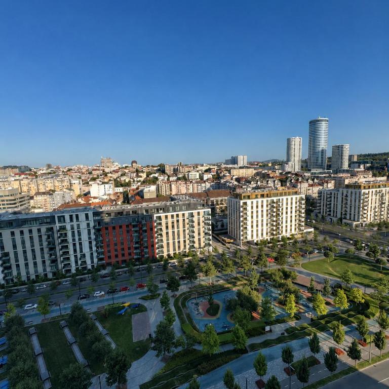 Beograd na vodi Belgrade waterfront - Verde City view - Appartement 1 Chambre - 21