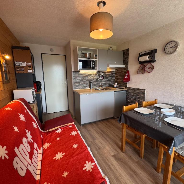 Studio Cabine à Huez - Studio-Apartment mit Balkon - 5