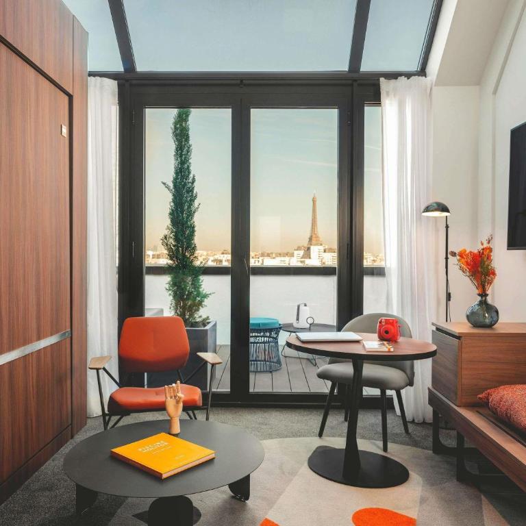 Novotel Paris Vaugirard Montparnasse - Suite Exécutive avec 1 Lit Double et 1 Canapé-Lit Double - Vue sur Tour Eiffel - 7