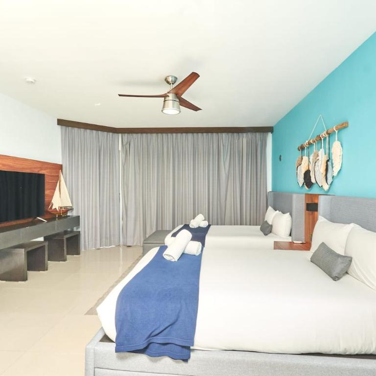 Mareazul Luxury Condo Beach & Resort Pools - Apartment mit 2 Schlafzimmern und Balkon - 1