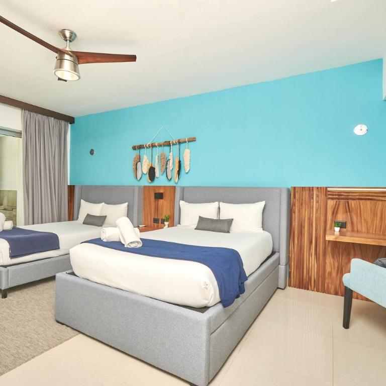 Mareazul Luxury Condo Beach & Resort Pools - Apartment mit 2 Schlafzimmern und Balkon - 2