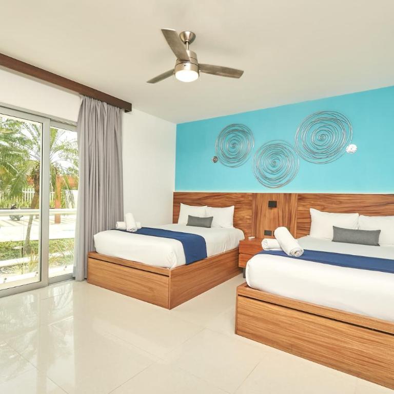 Mareazul Luxury Condo Beach & Resort Pools - Apartment mit 2 Schlafzimmern und Balkon - 7