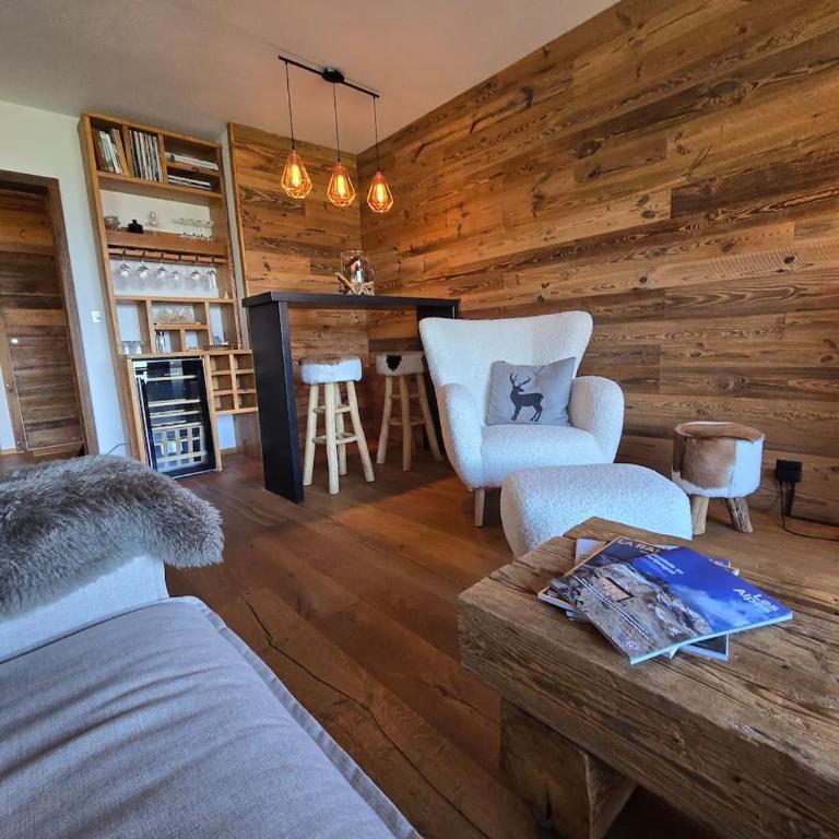 Appart chalet vieux bois, vue Alpes, Crans-Montana - Apartment - 19