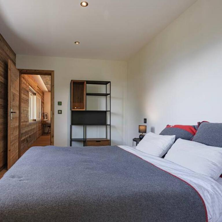 Appart chalet vieux bois, vue Alpes, centre de Villas - Apartment - 68