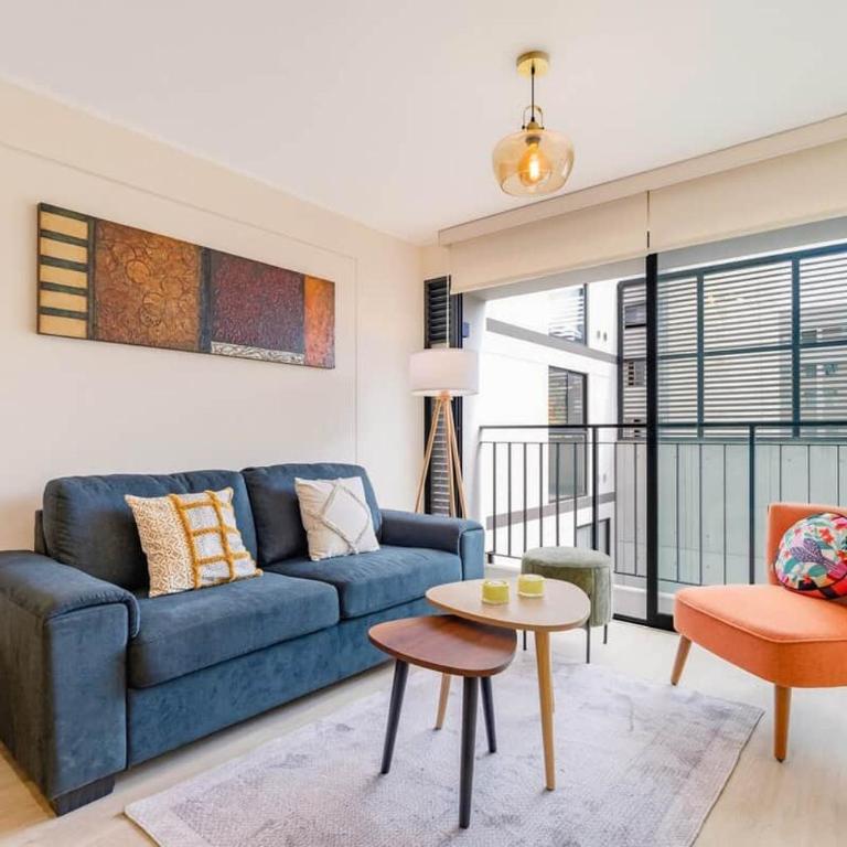 2BR Premium Privado · Larco · A/C · Recep. 24h - Two-Bedroom Deluxe Apartment with Balcony - 6