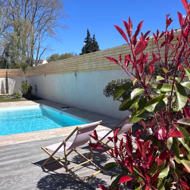 Villa Solaya - Piscine privée à l'Isle-sur-la-Sorgue - Maison de Vacances - 22