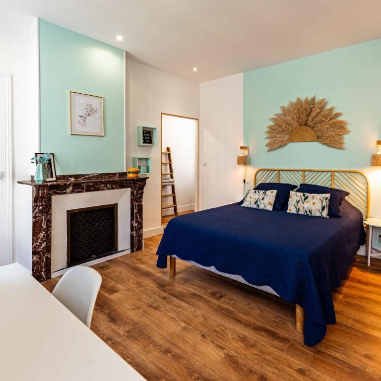 Maison Magnolia - Chambres d'hotes - Chambre Lit Queen-Size avec Balcon - 1