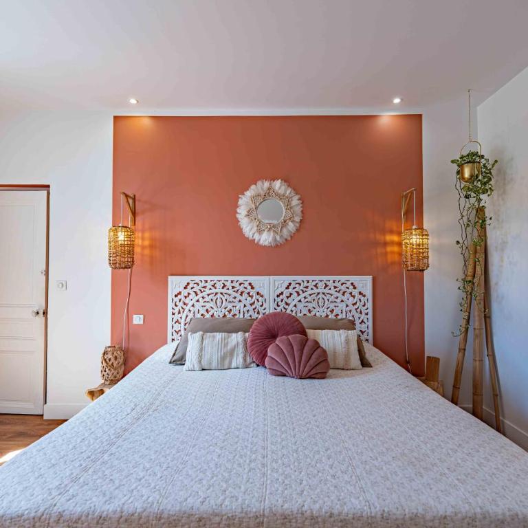 Maison Magnolia - Chambres d'hotes - Chambre Lit Queen-Size avec Balcon - 2