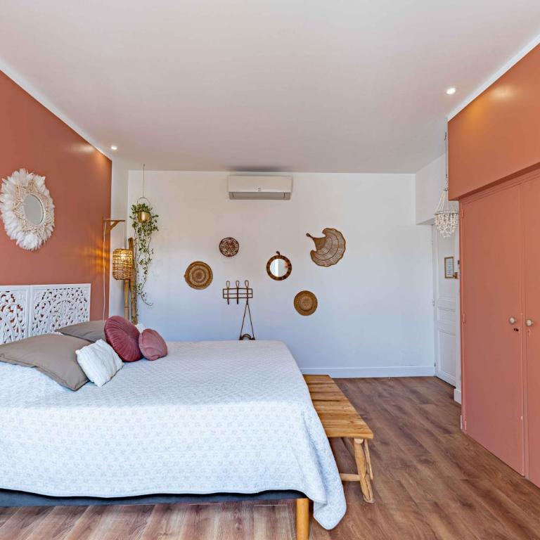 Maison Magnolia - Chambres d'hotes - Chambre Lit Queen-Size avec Balcon - 6