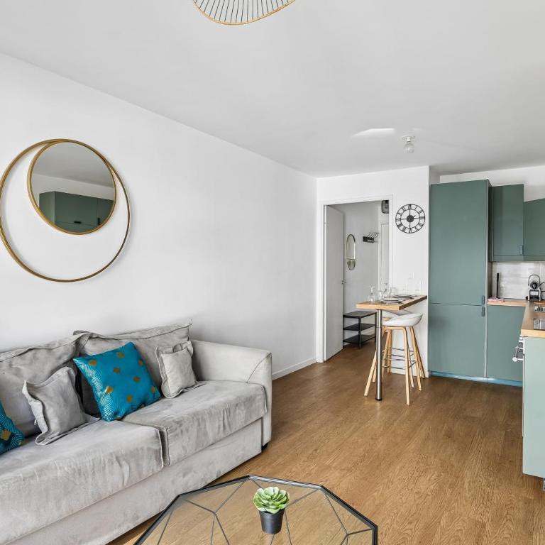 Chic apart with parking near Paris - Appartement 1 Chambre - 9