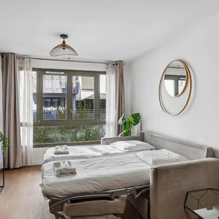Chic apart with parking near Paris - Appartement 1 Chambre - 11