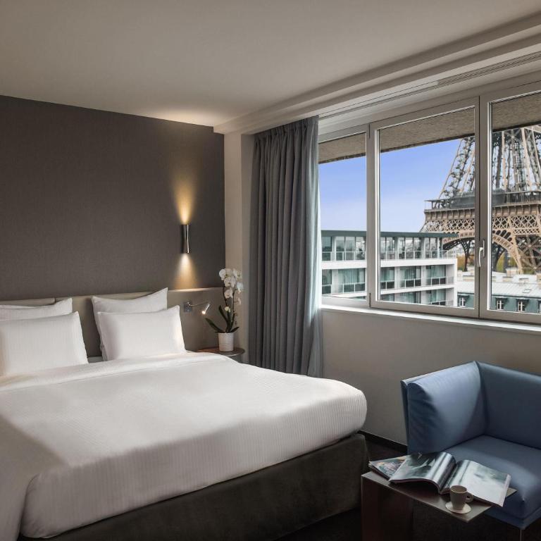 Pullman Paris Tour Eiffel - Chambre Lit King-Size Supérieure - Vue sur Tour Eiffel - 8