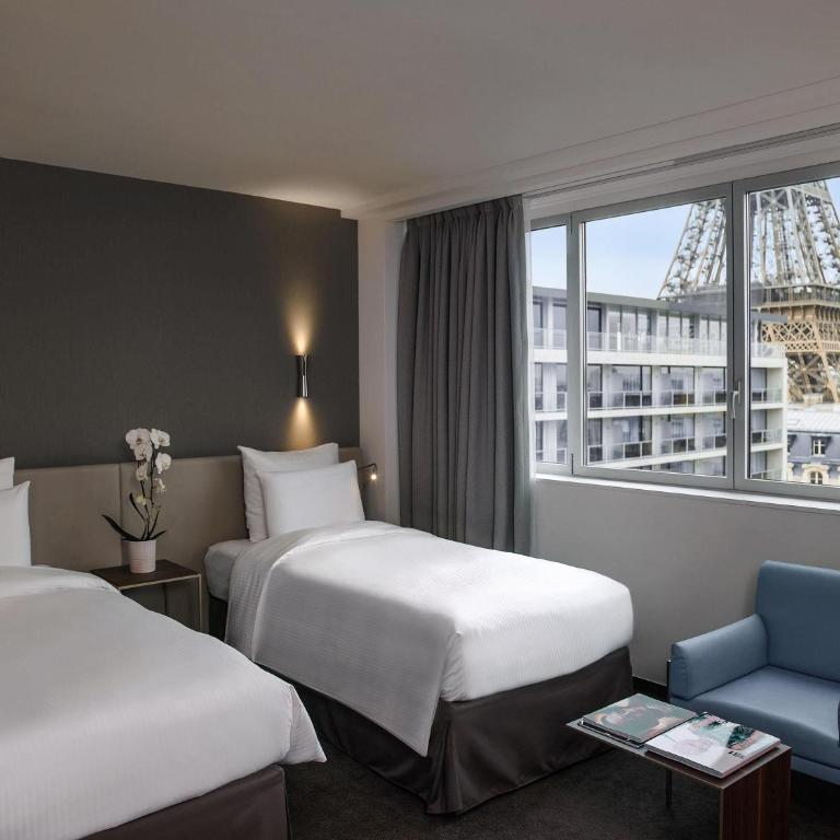 Pullman Paris Tour Eiffel - Chambre Lits Jumeaux Supérieure - Vue sur Tour Eiffel - 10