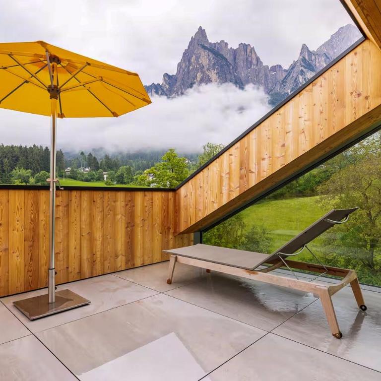 Alpine lodge at Schlern with panoramic sauna - Maison de Vacances - 56