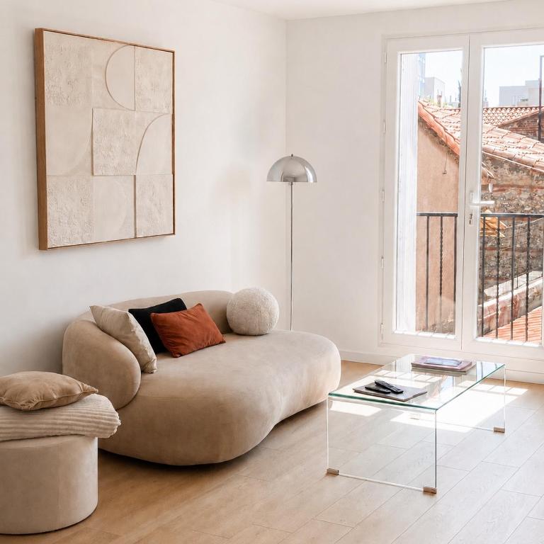 Le Cosy - T2 Design 50m2 - Centre Gare Perpignan - One-Bedroom Apartment - 7