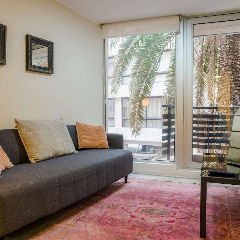 Central 1BR1BA in Santiago Balcony & Nearby Metro - Apartamento - 1