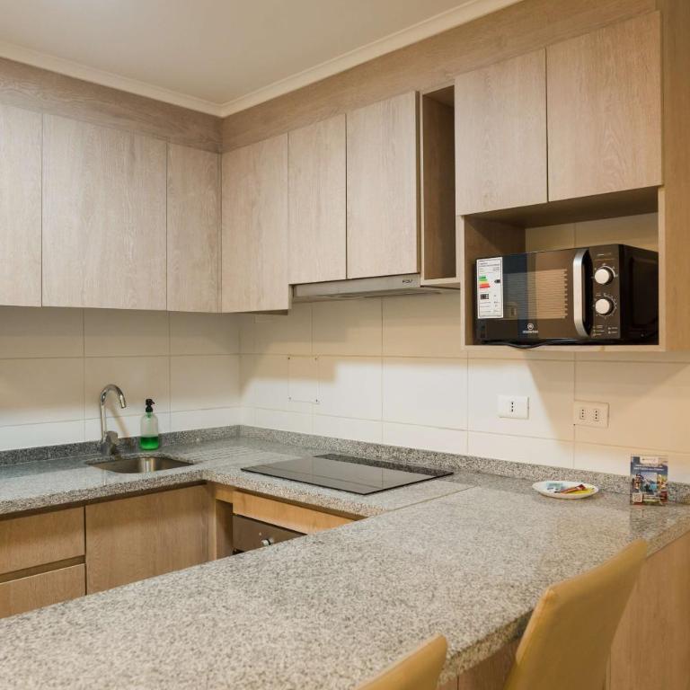 Central 1BR1BA in Santiago Balcony & Nearby Metro - Apartamento - 18