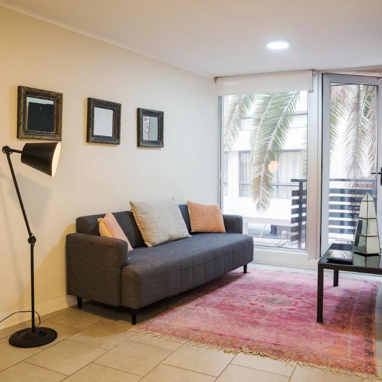 Central 1BR1BA in Santiago Balcony & Nearby Metro - Apartamento - 8