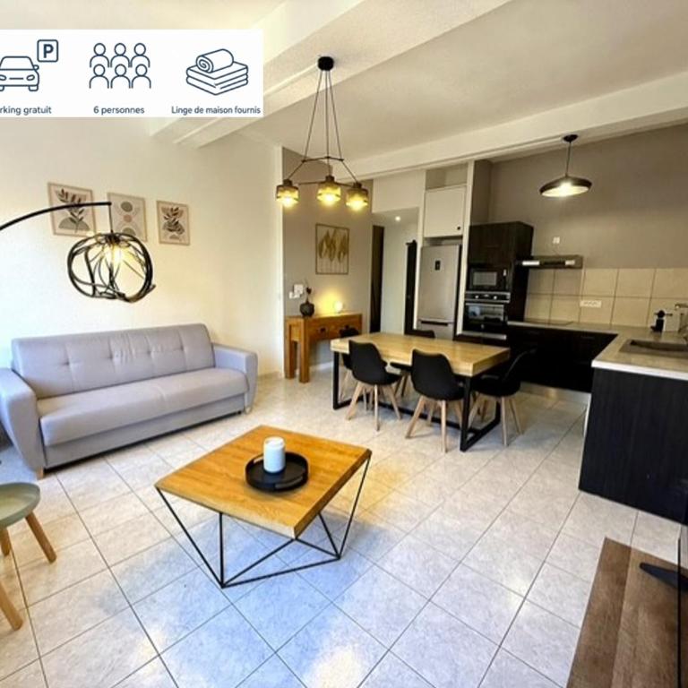 Appartement Climatisé & Linge de Maison Inclus - Apartment - Ground Floor - 1