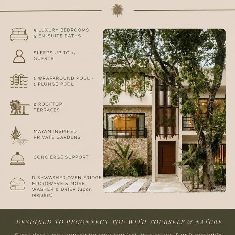 Tulumaya Boho Luxe Villa in Aldea Zama Concierge - Villa - 47