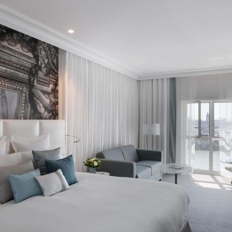 Cures Marines Hotel Thalasso & Spa Trouville - MGallery Collection - Chambre Deluxe avec 1 Lit Queen-Size ou 2 Lits Simples - Vue sur Mer ou Port - 3