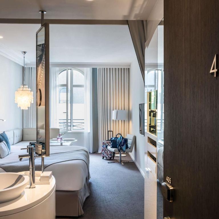 Cures Marines Hotel Thalasso & Spa Trouville - MGallery Collection - Chambre Supérieure Lit Queen-Size ou Lits Jumeaux - Vue sur Cour Intérieure - 6