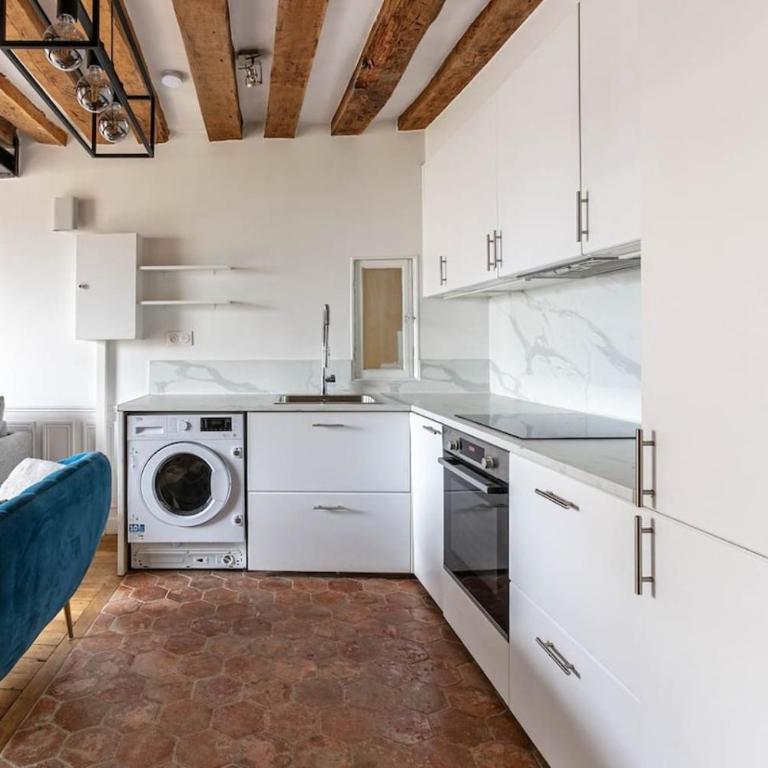 Typical Parisian Flat Marais Musée Picasso Central - Appartement 1 Chambre - 4