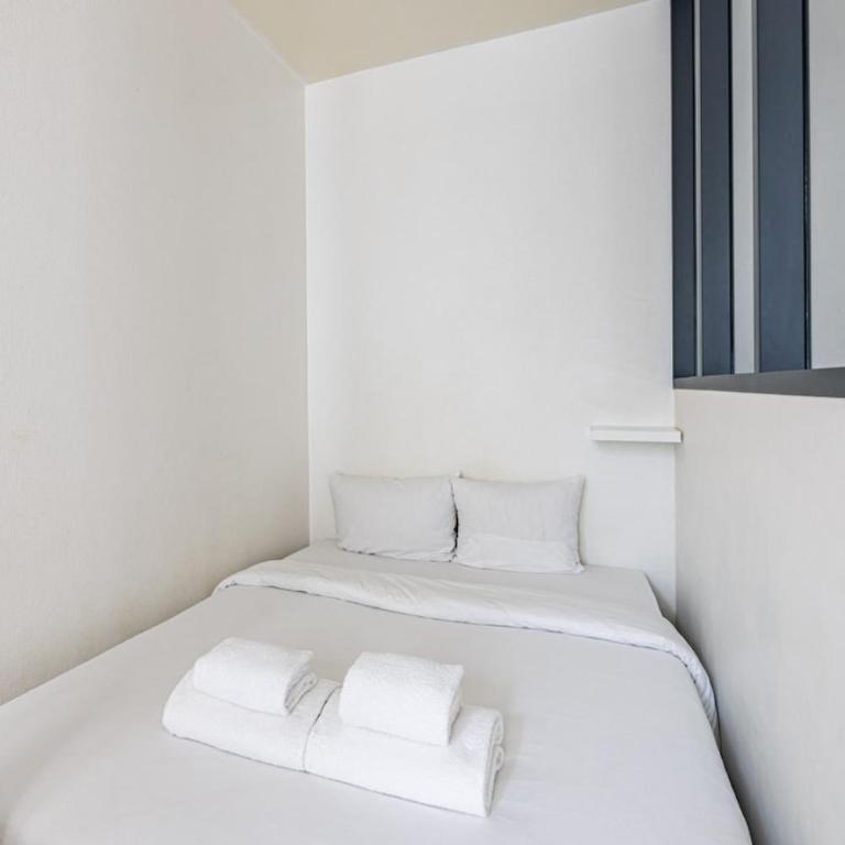 Paris 3rd arrondissement Temple République Studio - Studio Lit Queen-Size - 7