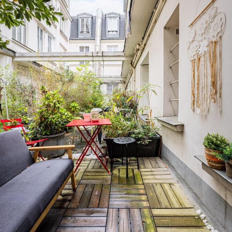 Paris 3rd arrondissement Temple République Studio - Studio Lit Queen-Size - 10