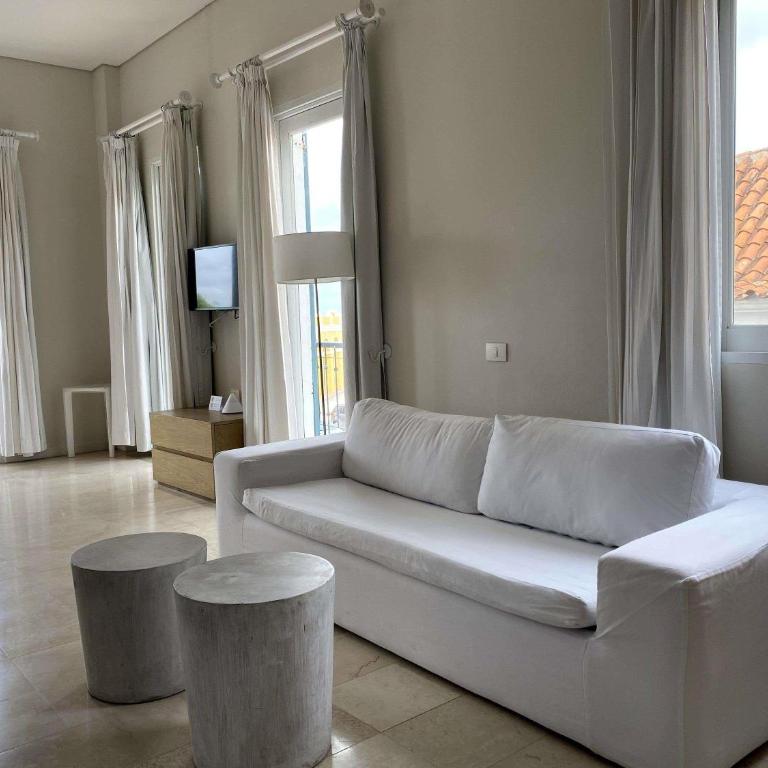 Hotel Boutique Bovedas de Santa Clara By Accor - Habitación Deluxe con vistas al mar - Cama extragrande - 5