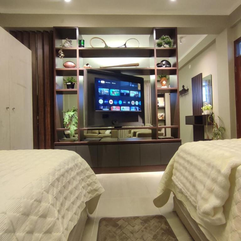 Apartamento privado con terrazas y Tv giratoria l Hasta 4 huéspedes - Apartment with City View - 11