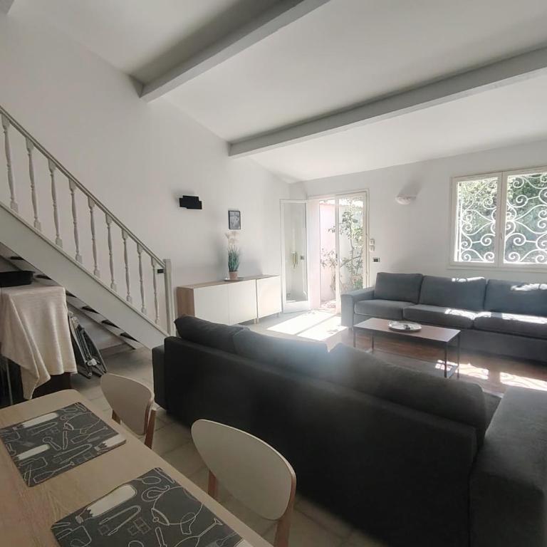 Grand Duplex, climatisation, wifi, jardin - Maison 1 Chambre - 14