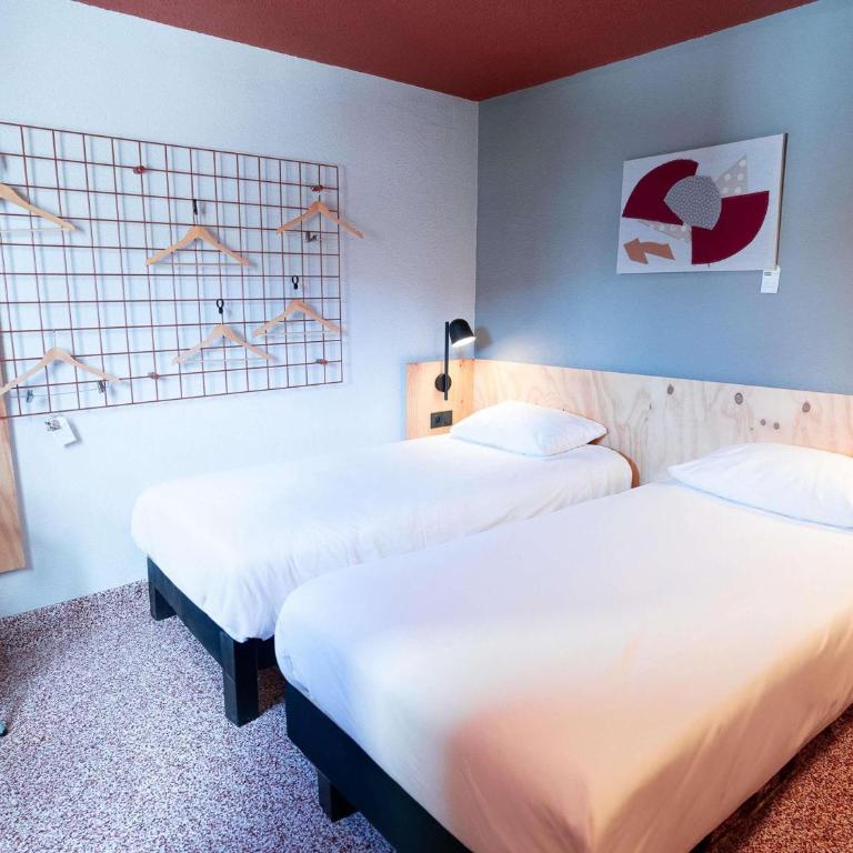 Greet hôtel Montpellier Aéroport Parc des Expos - Petite Chambre Lits Jumeaux Pop - 4