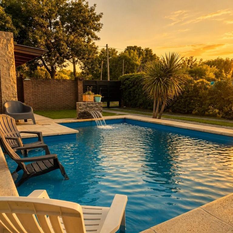 Casa con piscina y quincho, para familias - Casa de 2 dormitorios - 1