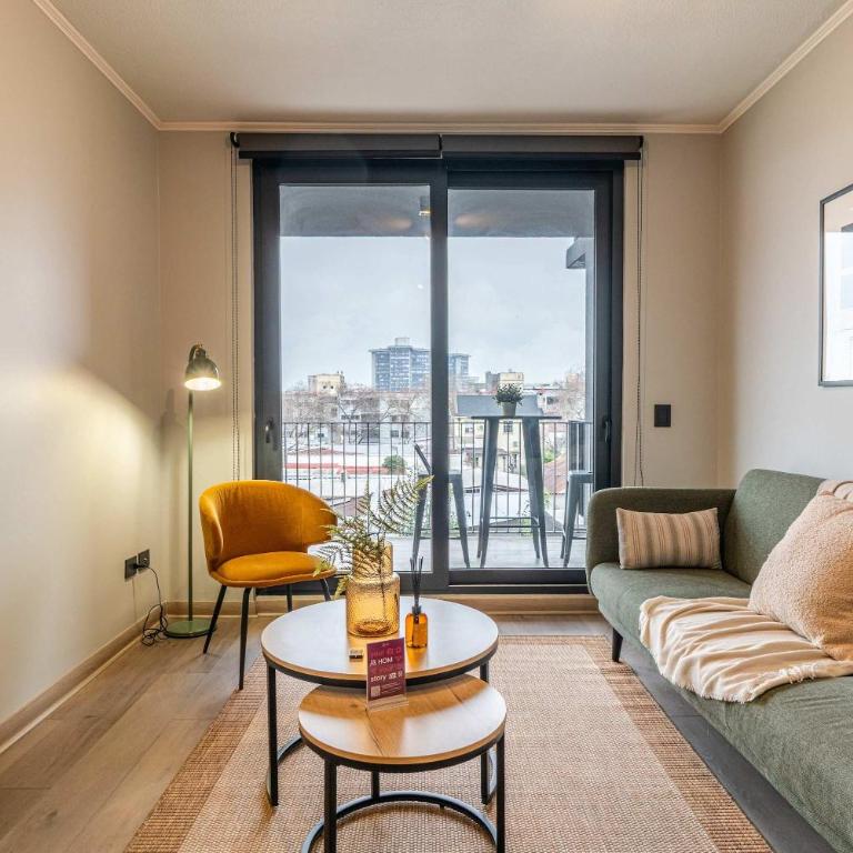 HOM I Terraza BarrioItalia Providencia Parking I FB 7 0 3 - Apartamento - 5