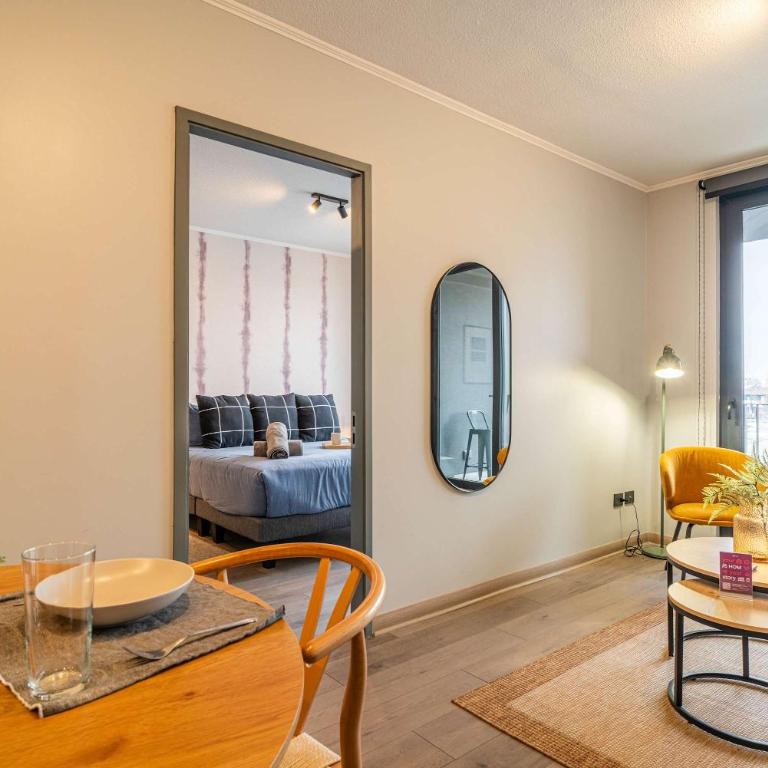 HOM I Terraza BarrioItalia Providencia Parking I FB 7 0 3 - Apartamento - 7