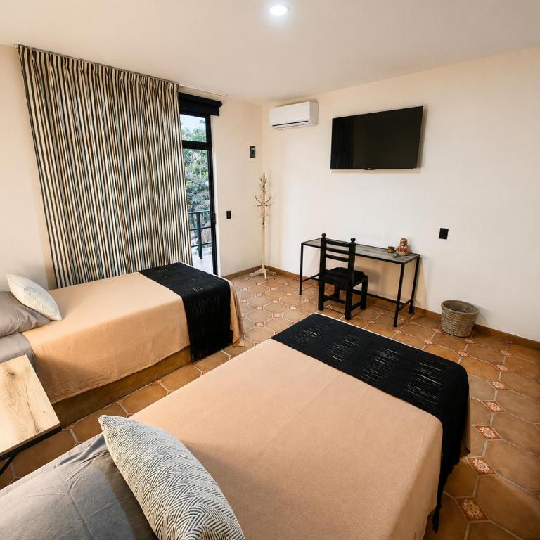 Mexhicco33 - Chambre Lits Jumeaux avec Salle de Bains Privative - 8