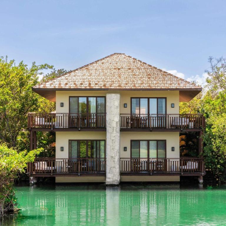 Fairmont Mayakoba - Casita Signature con bañera y vistas a la laguna - 2 camas grandes - 1
