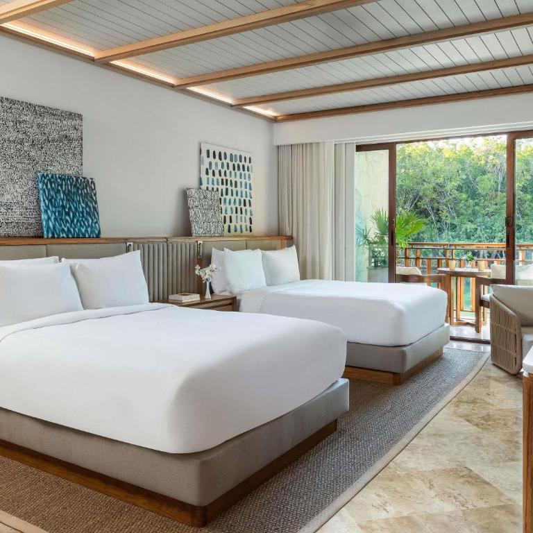 Fairmont Mayakoba - Casita Beach Area con servicio de mayordomo - 2 camas grandes - 3