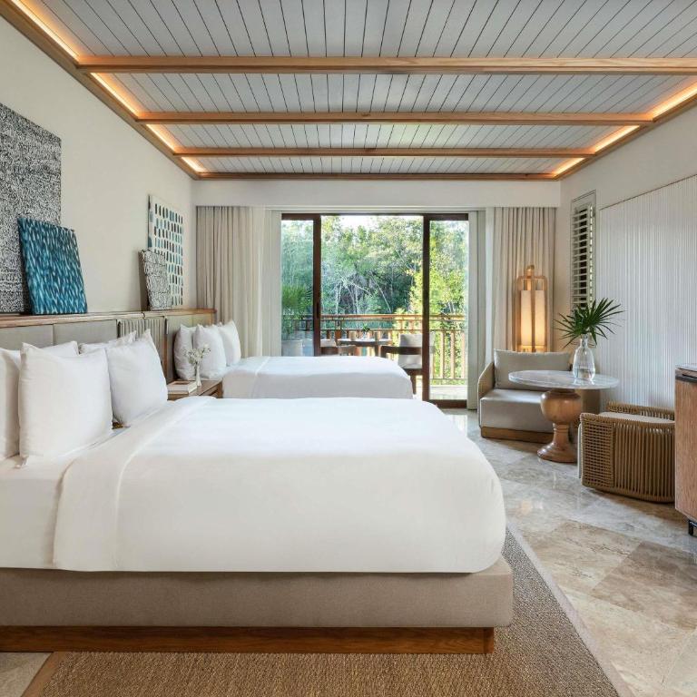 Fairmont Mayakoba - Casita Beach Area con servicio de mayordomo - 2 camas grandes - 4