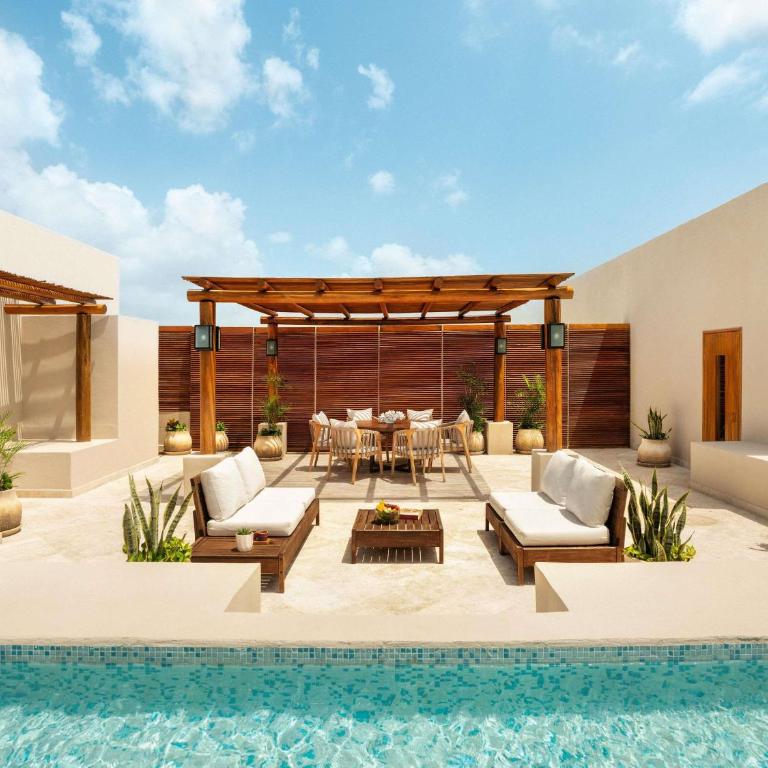 Fairmont Mayakoba - Suite Bambu con piscina infinita, vistas al complejo y servicio de mayordomo - 1 cama extragrande - 8