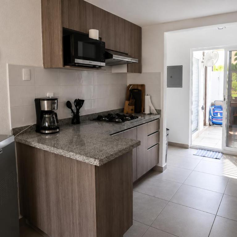 Club de Playa y terraza con asador en planta baja - Dream Diamante, Acapulco Diamante - Appartement 4 Chambres - Vue sur Piscine - 11
