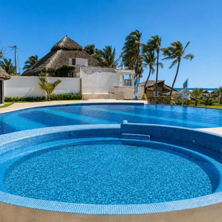 Club de Playa y terraza con asador en planta baja - Dream Diamante, Acapulco Diamante - Appartement 4 Chambres - Vue sur Piscine - 39