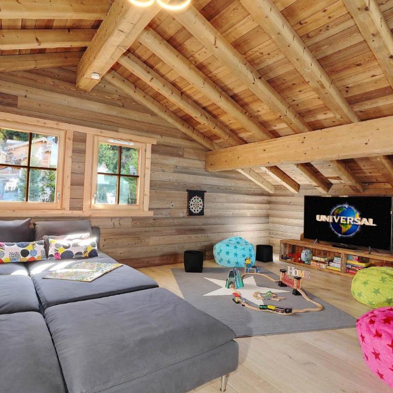 Chalet Yoom – 13 pers. – Sauna Superbe Vue – Proche des pistes – Courchevel La Tania - Chalet - 5