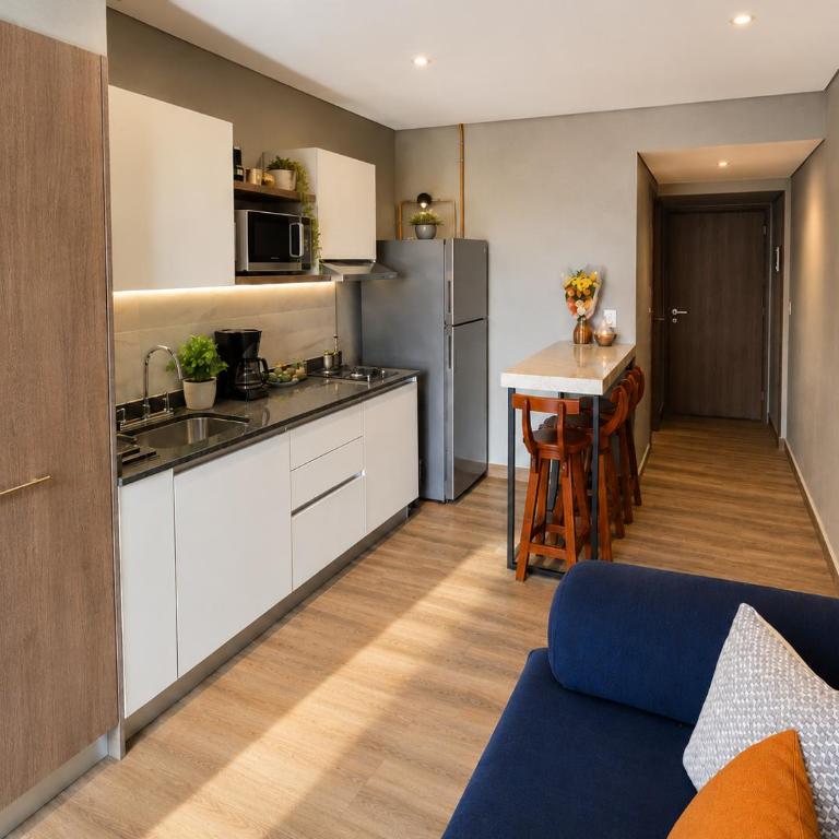 Depto Premium con Alberca, Gym, Spa y Más Cerca del Monumento a la Revolución - Apartamento de 1 dormitorio - 45