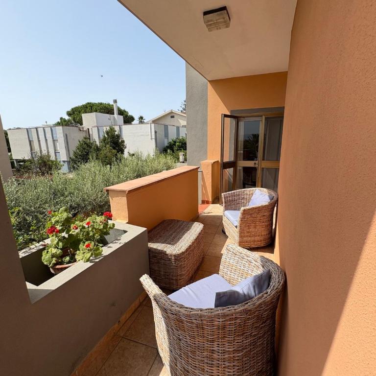Poetto Sea View - Apartment mit 1 Schlafzimmer, Balkon und Meerblick - 12