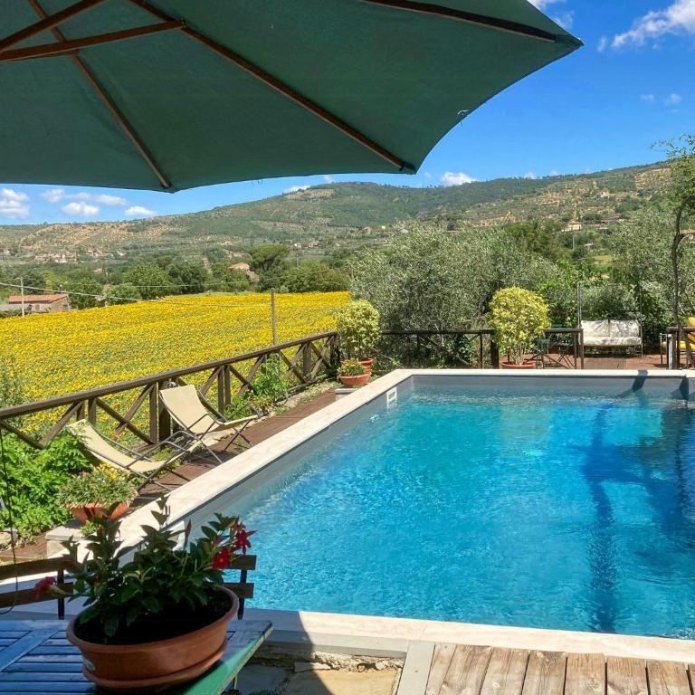 Pool villa with panoramic view in Cortona - Casa Vacanze - 30